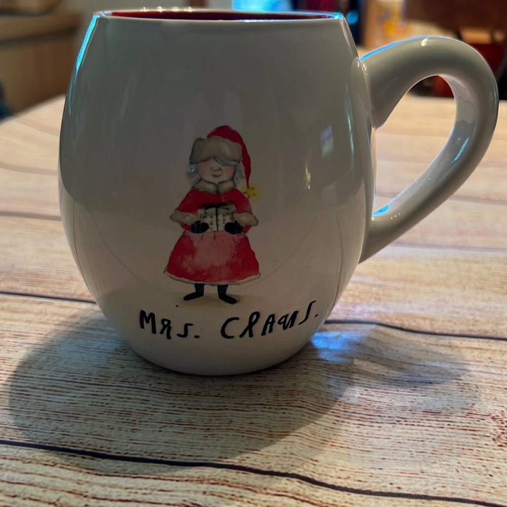 Rae Dunn By Magenta Artisan Collection Red inside HTF Rare